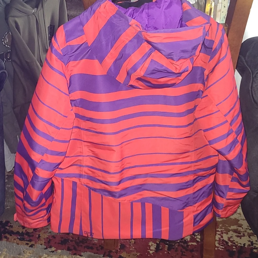 🩷The North Face Womens Beautiful NWTS snowboarding/ski jacket. Sz LG. Unique💜 - Picture 5 of 15